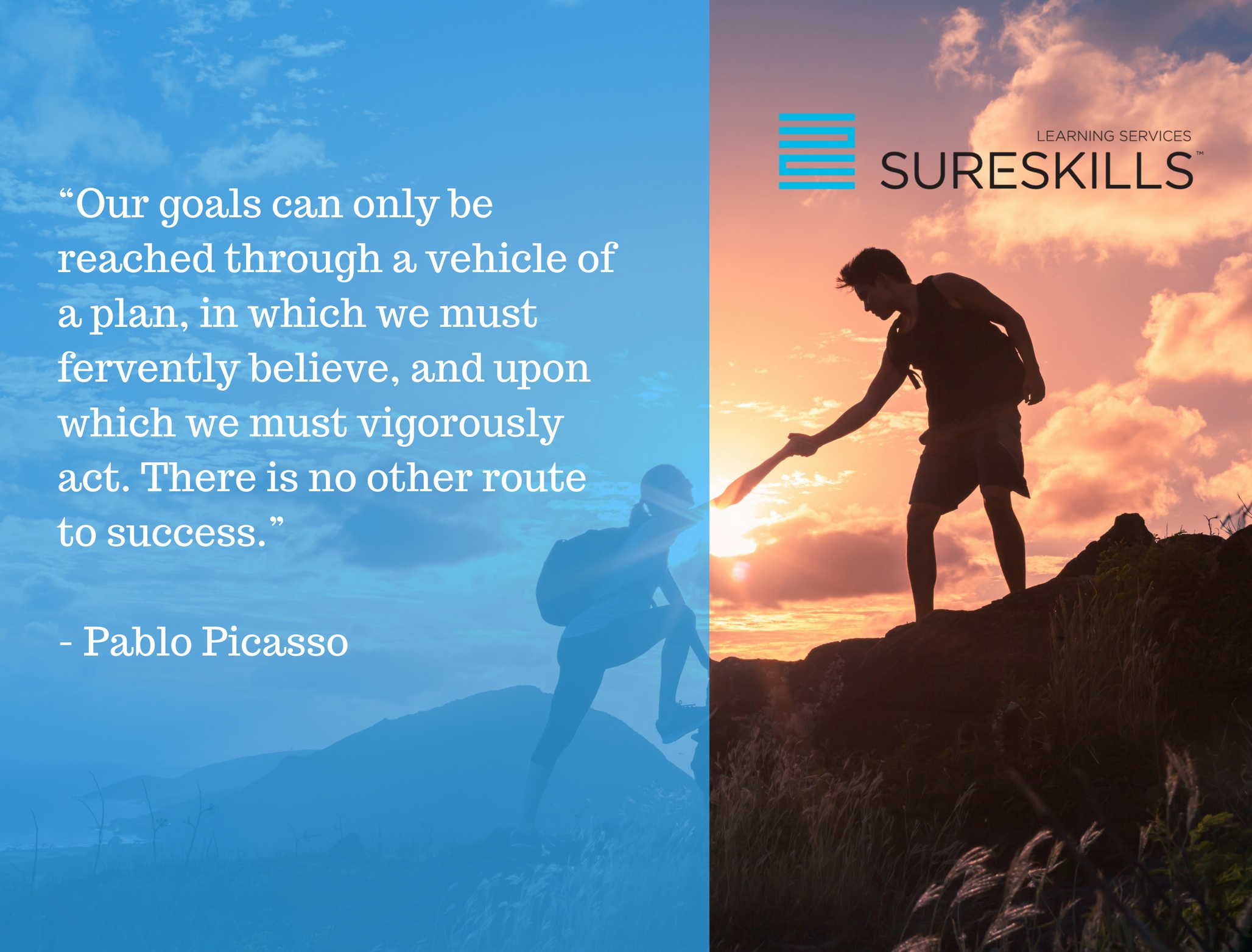 “Our goals can only be reached through a vehicle of a plan, in which we must fervently believe, and upon which we must vigorously act. There is no other route to success.”